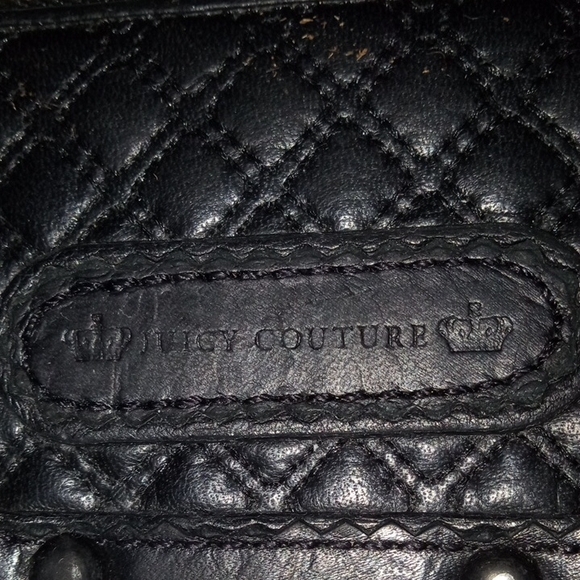 Y2K,Juicy Couture,Black and Gold ,Quilted ,Wallet - Picture 4 of 4